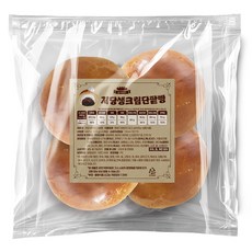 당연구소 저당 단팥 크림빵, 4개, 115g