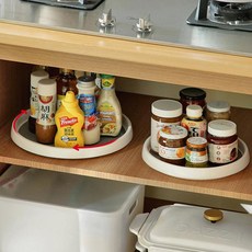 양념통회전트레이 회전양념통 싱크대 냉장고 정리 수납 회전트레이, 1개, 단일상품2