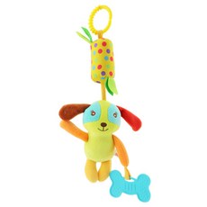 감각 매달려 딸랑이 부드러운 학습 장난감 봉제 동물 유모차 용 침대 용 침대 Bebe Teether, [08] dog 026, 1개