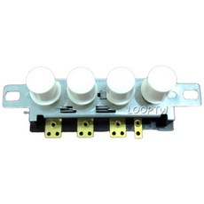 LOOPTW 電風扇開關 電風扇按鍵 風扇零件 四按鍵通用型, 1個, 533972161363968