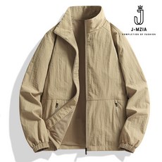 제이엠지아2025 NEW 봄가을 가디건 재킷 방풍 방수 빅사이즈 ( 50~140KG ) 캐주얼 바람막이