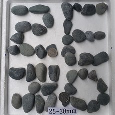 흑자갈-필리핀자연자갈 20-30mm 20kg1포대(black grey) 자연바다자갈 해미석 조경용 원예용 희귀한자연돌멩이 정원자갈 수족관사용, 1개
