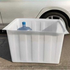 사각 다라이 대형 플라스틱 상자 직사각 물통 수조, 1개, 220L 얕은 수조 (123x70x20cm)