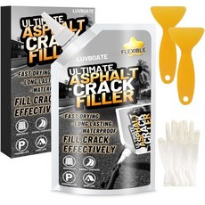 에폭시 바닥시공 빈티지 에포코트 공장 아스팔트 균열 충전제 4.5파운드 고탄성 진입로 셀프 레벨링 방수 수리 실란트 보도 도로 흑색 콘크리트 이음새용 실내외용 블랙 74온스, 24.7oz