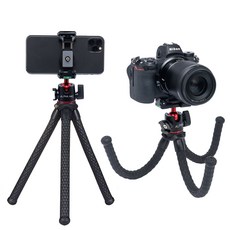 알파믹 벤디2 프리미엄 다용도 문어발 미니 삼각대 카메라 스마트폰, 1개