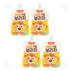 아이배냇 우리아이 처음 보리차, 100ml, 4개