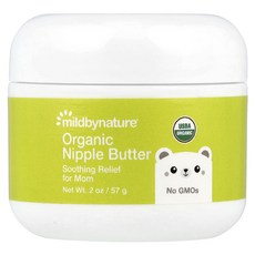 계속해서 건강을신경써야죠 Mild By Nature 유기농 니플 버터 57g(2oz) 믿고 서두르세요, MildByNature유기농니플버터57g2oz