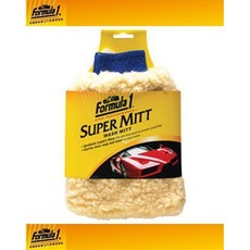 車之嚴選 cars_go 汽車用品 美國原裝 Formula 1 長效纖維羊毛打臘手套，輕鬆打蠟，呵護您的愛車，展現耀眼光澤, 1個