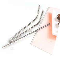 스텐 커피용 빨대 세척 브러쉬 커피빨대 휴대용빨대 재활용빨대, 일자형