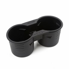 레모토 테슬라 실리콘 컵홀더 모델3 모델Y 소음 흔들림 방지, 블랙, 1개