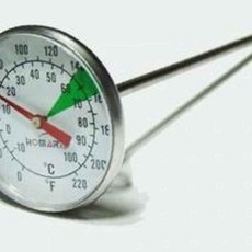 아날로그온도계 아날로그 온도계14cm 실버 요리온도계 주방온도계