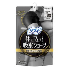 SOFY 蘇菲 貼身平角生理褲 量多款, 黑色