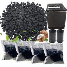 4팩 Shurex 냄새 흡수 필터 리필 Vitamix FoodCycler 필터용 Vitamix Foodcycler 교체 필터용 교체 활성탄