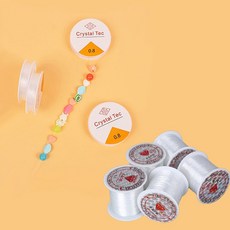 비즈아트 DIY 비즈공예용 탄성 비탄성 우레탄줄 끈, 탄성우레탄줄0.5mm