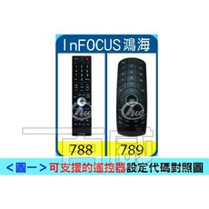百威電子 inFOCUS 鴻海電視多功能記憶型萬用遙控器 (液晶/電漿/LED電視適用), 1個