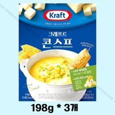 삼립 크래프트 콘 스프, 198g, 3개