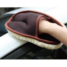 자동차 장갑스타일 클리너 세차 양모 브러쉬 세차도구 차량용 세차브러쉬, 청소장갑 DC000502, 1개