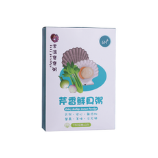 鈞媽 常溫即食營養寶寶粥 150g 3入/盒 寶寶粥 即食粥 無鹽寶寶粥 副食品, 3個, 0083-芹香鮮貝粥(6m+), 0083-芹香鮮貝粥(6m+)