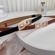 깔끔한 여성용 벨트 가죽 허리띠 데일리 스타일 코디 블랙 버클 여성 패션 기본 끈벨트 여자