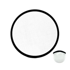 YEAHACLUB 접이식 플라잉 디스크 팬 1개 가방 포함 24.9cm(9.8인치) DIY 휴대용 블랙 에그 패브릭 선풍기 야외 게임 활동 생일 파티 선물 연말 학생, YEAHACLUB 접이식 플라잉 디스크 팬 1개, 가방