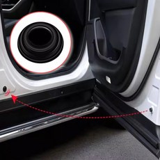 차량 도어 충격 흡수 방지 패드 자동차 문콕 보호 범퍼, 10개, 블랙