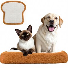 고양이/개/반려동물 침대/매트리스/쿠션 푹신하고 부드러운 방수 반려동물 침대 탈부착 가능한 커버 세탁 가능 미끄럼 방지 바닥 매트, 1개, WHITE