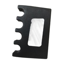 테이블탑 당구 게임 클럽용 당구 큐 홀더 큐 랙 공간 절약형 큐 홀더 전문가용 선물 장비 정리함 (검정색), 검은색, 플라스틱