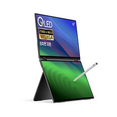 EHOMEWEI 이홈웨이 포터블모니터 휴대용모니터 듀얼모니터 서브모니터 X2Pro 2.5K QLED 100%DCI-P3 sRGB 16인치 맥OS 윈도우 덱스 게임콘솔 미니PC 호환, X2 Pro, 41cm