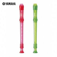 야마하 소프라노 리코더 YRS-20 음악시간 연습용악기, 저먼식-그린, 그린, 1개