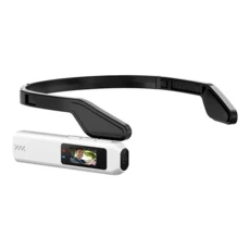 T43C-S111 2.7K 와이파이 HD 카메라 헤드 마운트 디지털 캠코더 브이로그 12MP 60FPS 사진/ 촬영 포토프라, 01 White