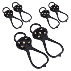 哈帝森 5點式防滑冰爪 6入, 黑色