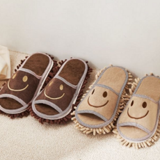 스마일 청소 슬리퍼 바닥 청소걸래 청소실내화 pic*407kA, 스마일 슬리퍼_베이지, 본상품선택, 스마일 슬리퍼_베이지