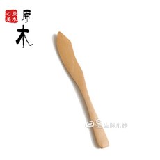 日皇 木質抹刀 果醬刀 奶油刀 日式木質餐具 奶油匙, 1個