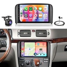 2G+64G 자동차 라디오 스테레오 볼보 S80 1999-2006용 무선 CarPlay 안드로이드 오토 9인치 IPS 터치 스크린 헤드 유닛 안드로이드 13 GPS WiF