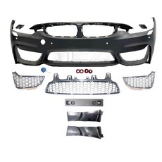 ADT.車燈.車材 BMW F32 F33 F36 改M4 LOOK 前保桿 側裙 後保 無霧燈版款, 1個, 前無雷達後有雷達