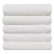 데일리호텔수건 40수 코마사 130g 모닝 약간 얇은 부드러운 수건 타올, 모닝_밀크화이트5장, 5개