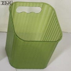 Z3JC 廚房壁掛式姜蒜收納盒可瀝水生薑蒜頭置物架掛籃, 1個, 透明綠色(帶免釘貼)8*8*10cm:如圖