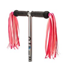 프롬아떼 어린이 아동 킥보드 자전거 핸들 장식 테슬 악세사리, 테슬_핑크믹스, 1개