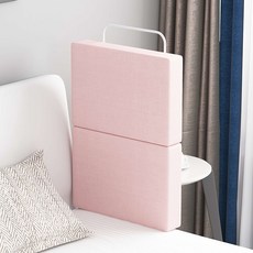 萌萌屋 Mo Mo House 嬰兒床護欄 兒童床圍欄 防摔擋板 防撞軟包 適用多種床型 粉色, 粉色(增高),高度約60cm,0.5米