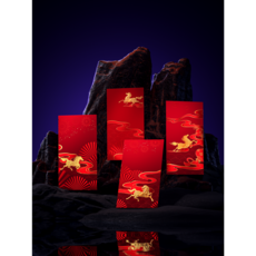 2026년 설날 새해 붉은말 병오년 고급용돈봉투 부모님 현금 선물, 3팩, 레드 8P X 1세트