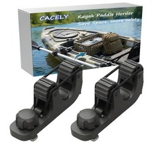 CACELY 카약 패들 홀더 트랙 마운트 액세서리 낚시 카누 및 카약용 공간 절약형 카약 노 홀더, CACELY 카약 패들 홀더 트랙 마운트 액세서리, 낚