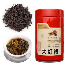 차두오 다홍파오 우롱차 4.23온스/120g 빅레드로브 차다홍파오 느슨한 잎차 고산 강한 꽃향기 급 특급 대홍포 무이 정암차