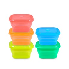 LIVING CREATOR Push Lock 密封容器 400ml, 鮮豔色 1個, 1個