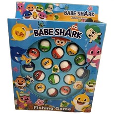 寶媽角落生活館 鯊魚寶寶電動釣魚組 釣魚玩具 自動旋轉 兒童益智玩具 禮物, 多色, 1個