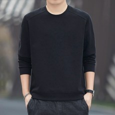 2026新款寬鬆衛衣男士春季圓領上衣