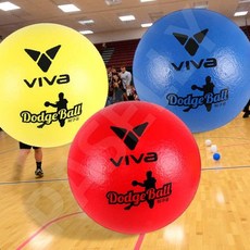 내구성좋은피구공 다용도 20cm 레드, 옐로우