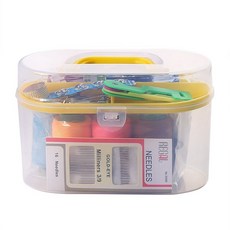 針線套裝 超值大號針線盒 家用手動縫紉機縫補包, 1個, 針線盒46件套