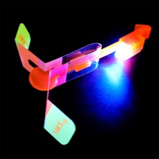 LED 발광 낙하산 글라이더 놀이 장난감 캠핑놀거리