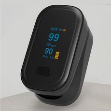 레저용 산소포화도측정기 kc인증완료 맥박측정기 리버폭스, 블랙, 1개, 1개