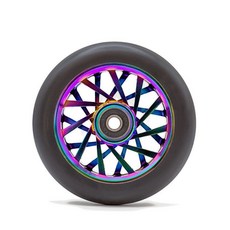 두발 스턴트스쿠터 교체 바퀴 킥보드 휠 부품, 6번 색상 110mm, 1개